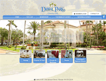 Tablet Screenshot of doralpark.org